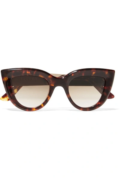 Ellery Quixote Cat-eye Acetate And Gold-tone Sunglasses | ModeSens