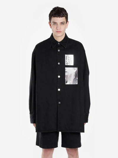 Raf Simons Shirts In Black