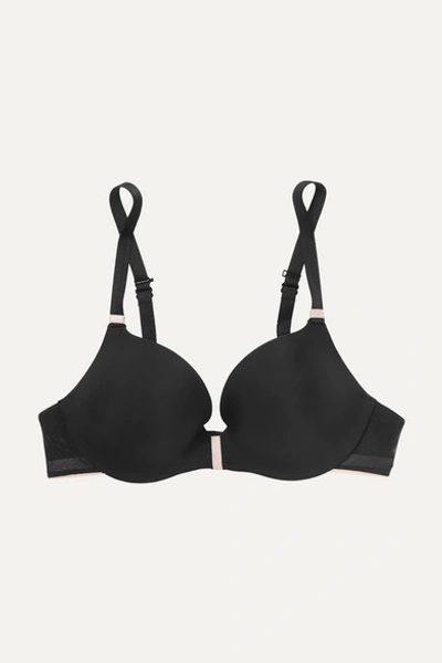 Chantelle Absolute Invisible Stretch Underwired Push-up T-shirt Bra In  Black