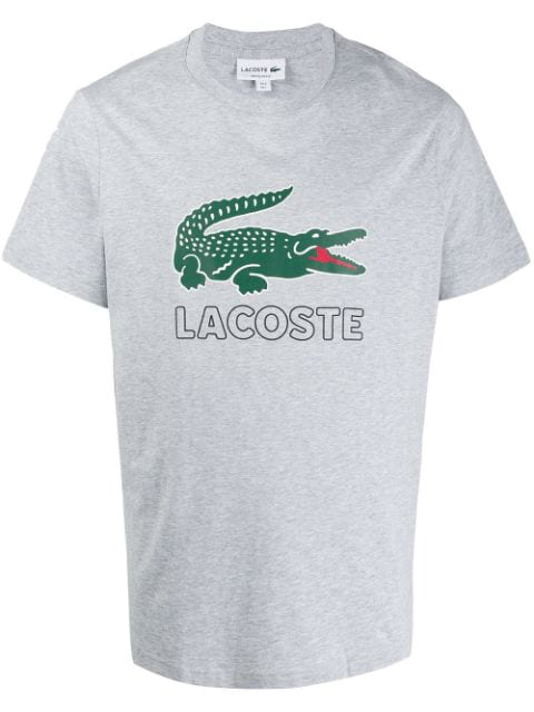 Lacoste Men's Graphic Croc T-shirt In Grey | ModeSens