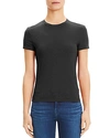 Theory Organic-cotton Tiny Tee In Black