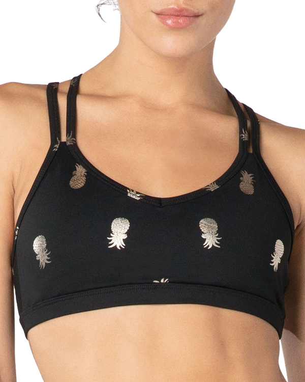beyond yoga pineapple bra