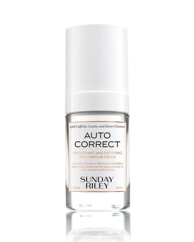 Sunday Riley Modern Skincare Auto Correct Brightening And Depuffing Eye Contour Cream