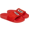 Adidas Originals 'adilette' Slide Sandal In Active Red/ White/ Core Black