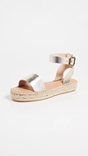 Soludos Cadiz Espadrille Sandal In Platinum