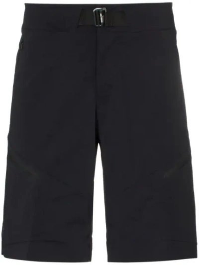 Arc'teryx Palisade Belted Cargo Shorts In Black