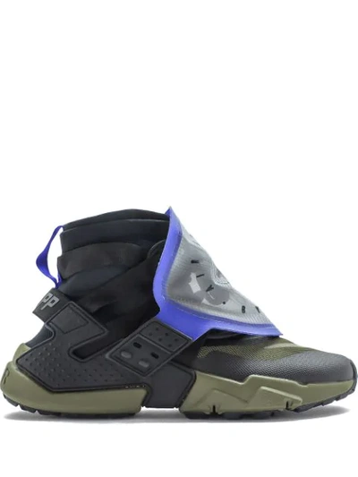 Nike Air Huarache Gripp Qs Sneakers In Black