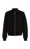 Amiri Beverly Hills Wool Bomber Jacket In Black