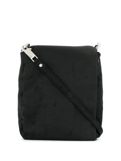Rick Owens Mini Messenger Bag In Black