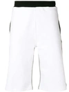 Kenzo Logo Shorts In White