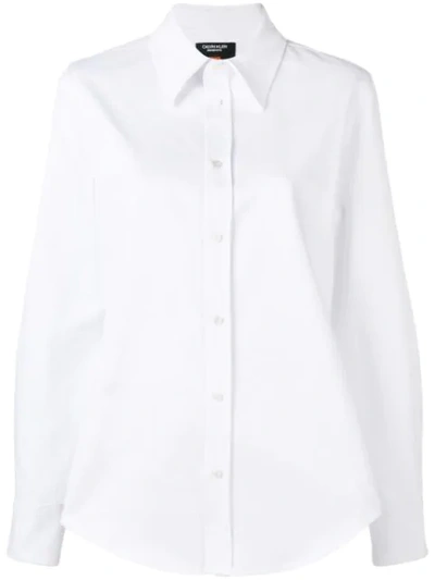 Calvin Klein 205w39nyc Jaws Print Shirt In White