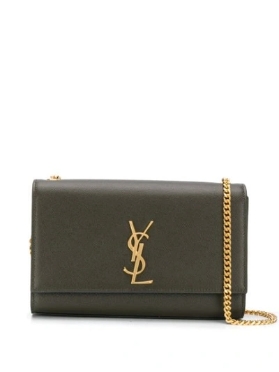 Saint Laurent Kate Small Shoulder Bag In Green