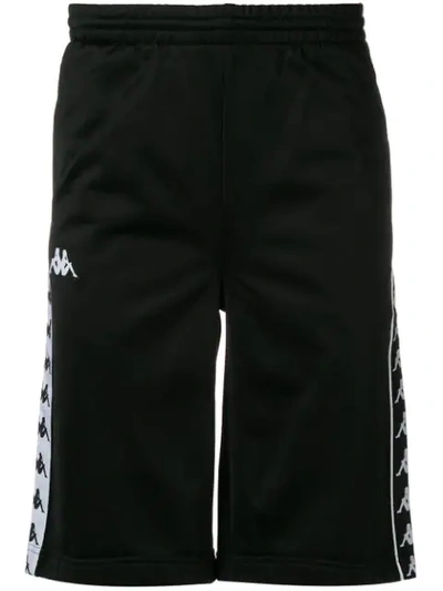 Kappa Logo Track Shorts In Black