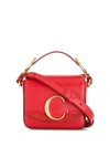 Chloé Mini C Bag In Red