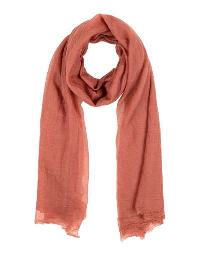 Rick Owens Scarves In Rust