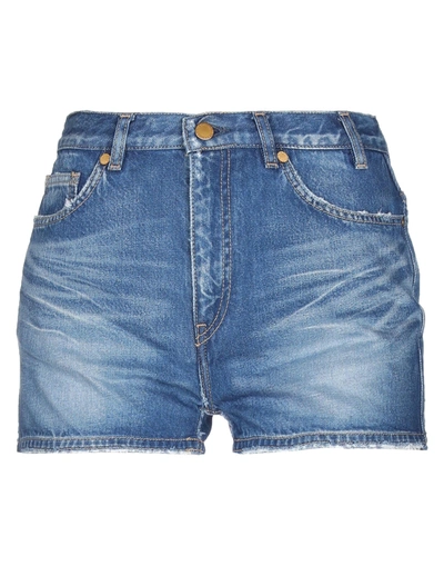 Jil Sander Denim Shorts In Blue