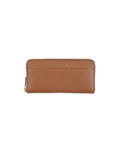 Michael Michael Kors Wallet In Camel