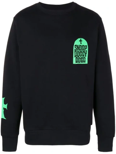 Sss World Corp Snoop Doggy Dogg Sweatshirt In Black