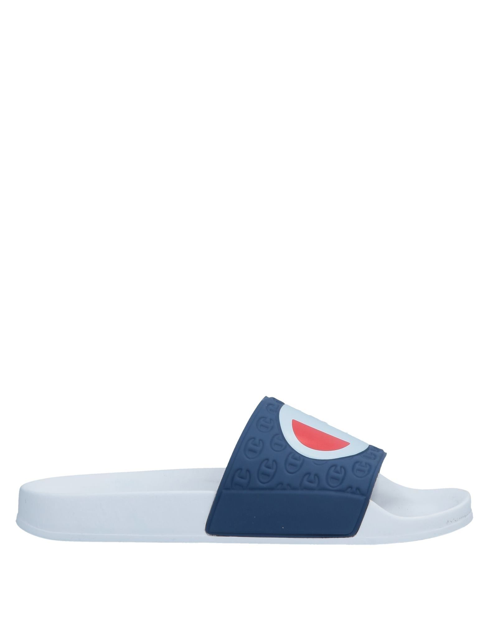 Champion Slippers In Blue | ModeSens