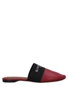 Givenchy Mules In Red