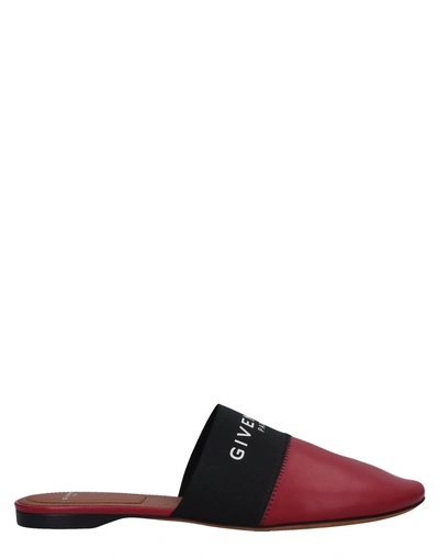 Givenchy Mules In Red