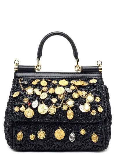 Dolce & Gabbana Sicily Bag In Black
