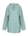 Rains Full-length Jacket In Light Green