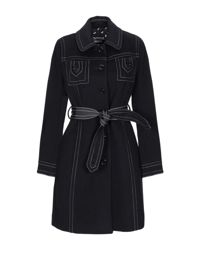 Boutique Moschino Coats In Black
