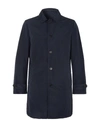 Aspesi Overcoats In Dark Blue
