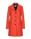 Paltò Coats In Orange