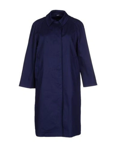 Jil Sander Full-length Jacket In Dark Blue
