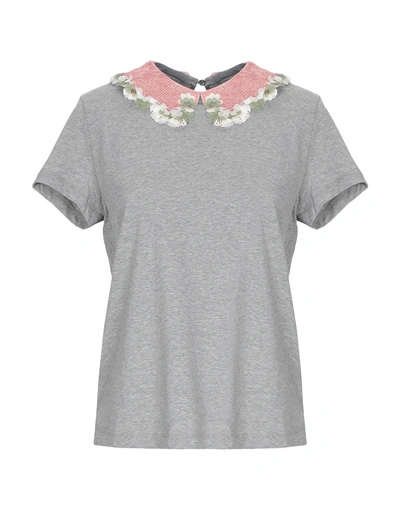 Valentino T-shirt In Grey