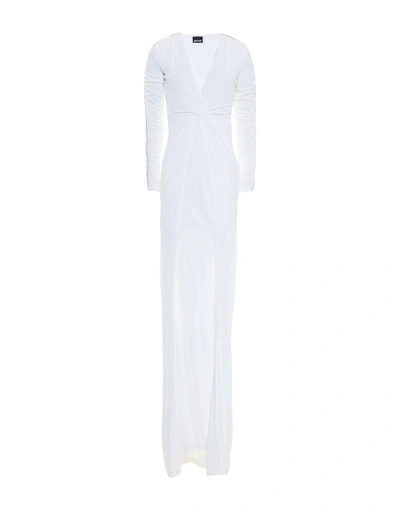 Just Cavalli Long Dress In White