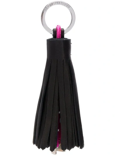 Jérôme Dreyfuss Charging Tassel Keyring In Black