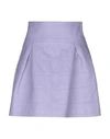 Philipp Plein Mini Skirt In Lilac