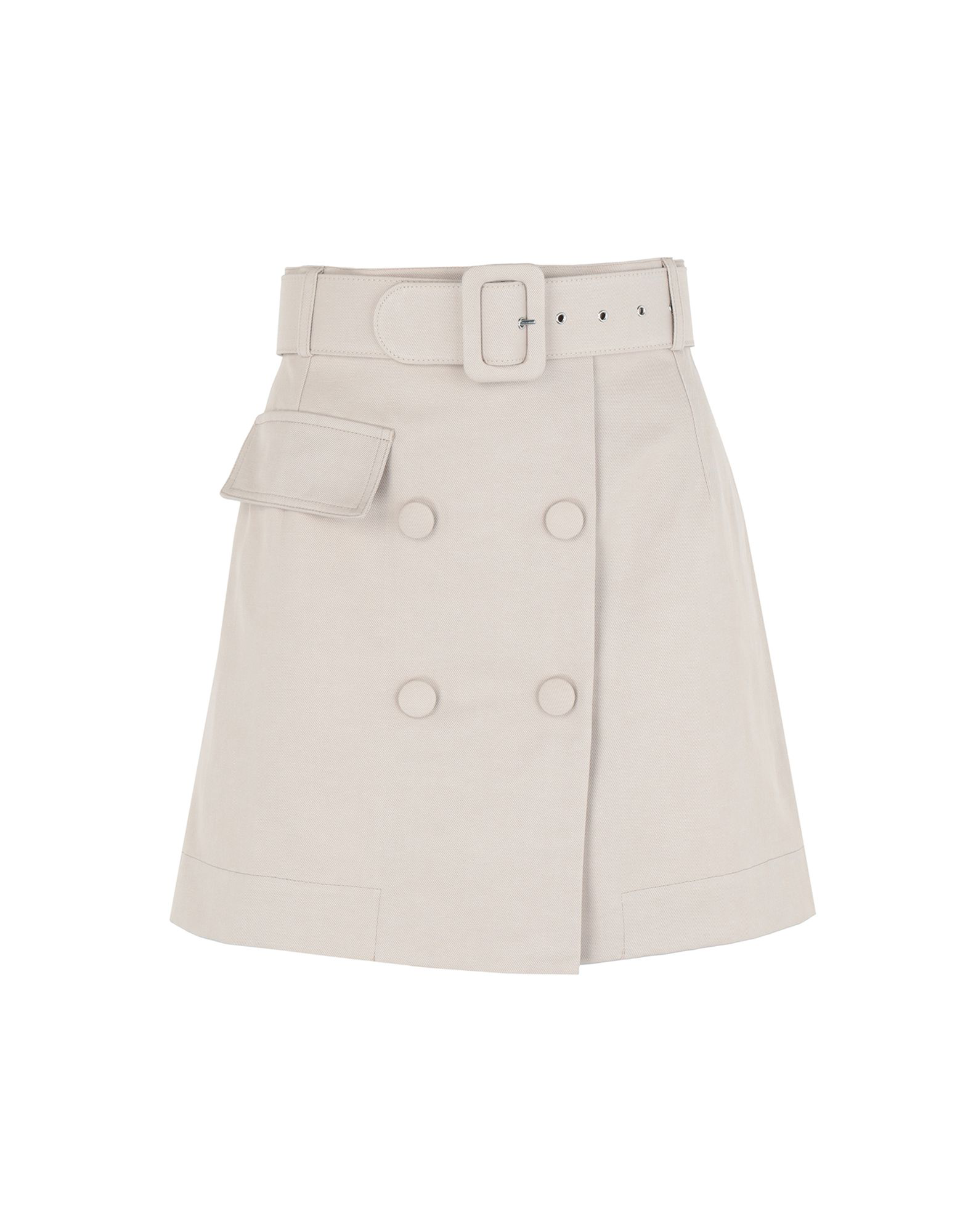 Si-jay Mini Skirt In Beige | ModeSens