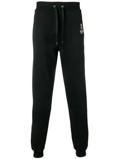 Moschino Logo Track Pants In Black