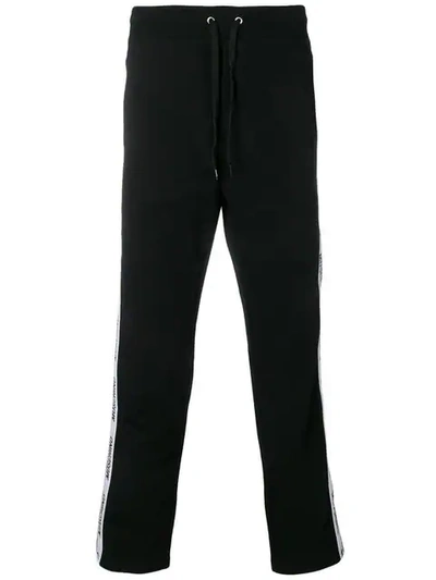 Moschino Logo Track Pants In Black