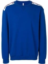 Moschino Logo Jumper In Blue