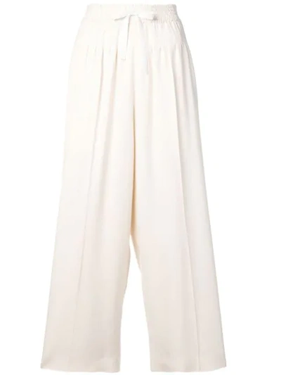 Haider Ackermann Wide Leg Trousers In Neutrals