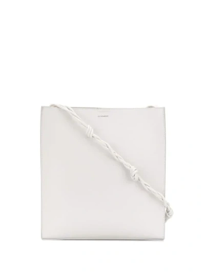 Jil Sander Tangle Medium Shoulder Bag In White