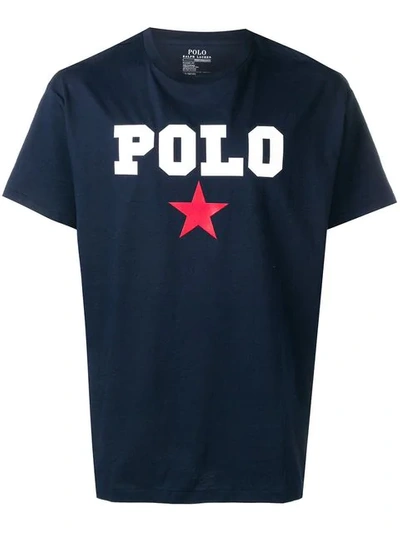 Polo Ralph Lauren Logo Regular T In Blue
