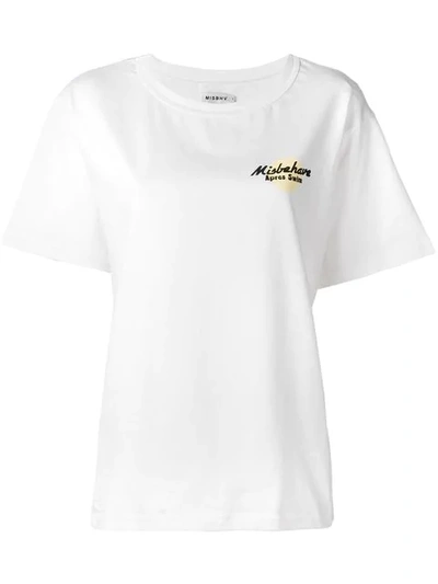Misbhv White Logo T-shirt