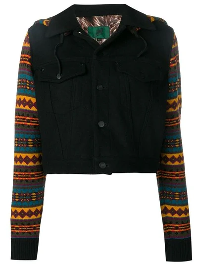 Pre-owned Jean Paul Gaultier Vintage 1990 Knitted Jacket In Black