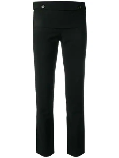 Pre-owned Helmut Lang Belted Trousers In Black