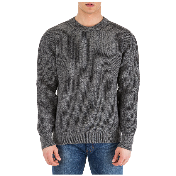 Dior Men's Crew Neck Neckline Jumper Sweater Pullover In Grey | ModeSens