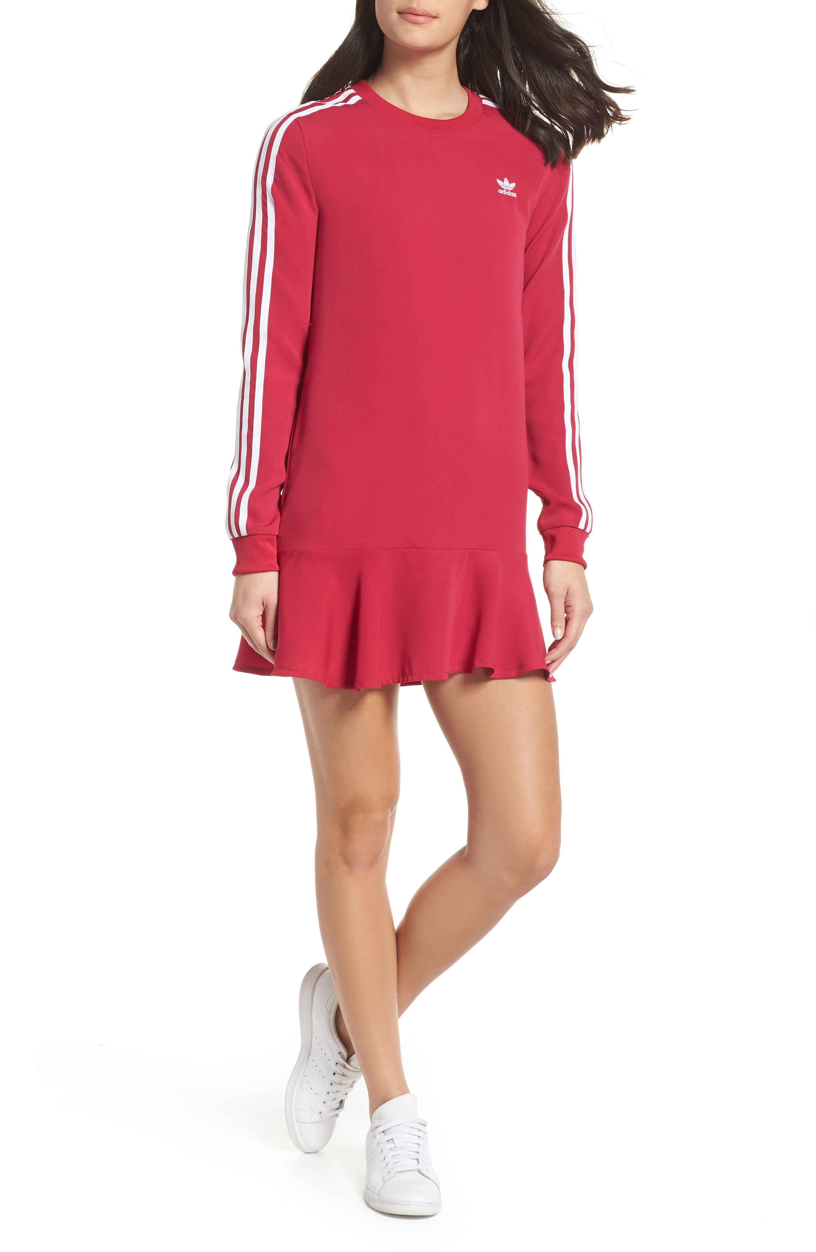 adidas flare hem dress