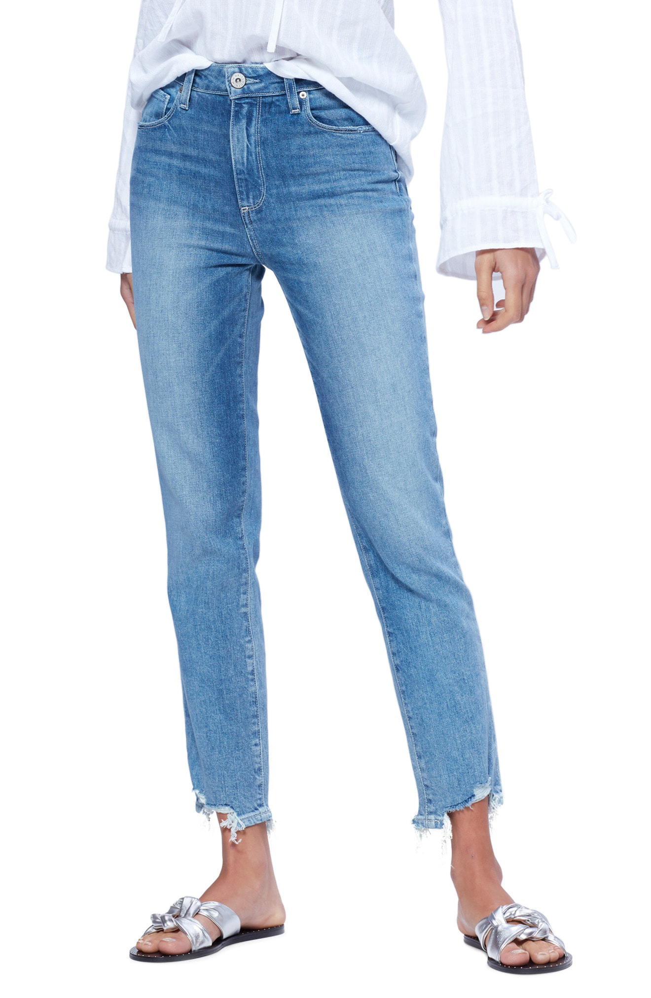 paige sarah high rise jeans