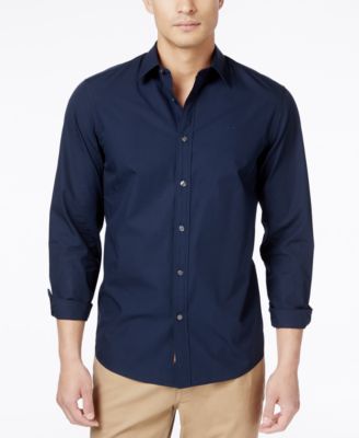 michael kors men's long sleeve shirt