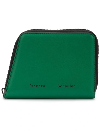 Proenza Schouler Trapeze Zip Wallet In Black